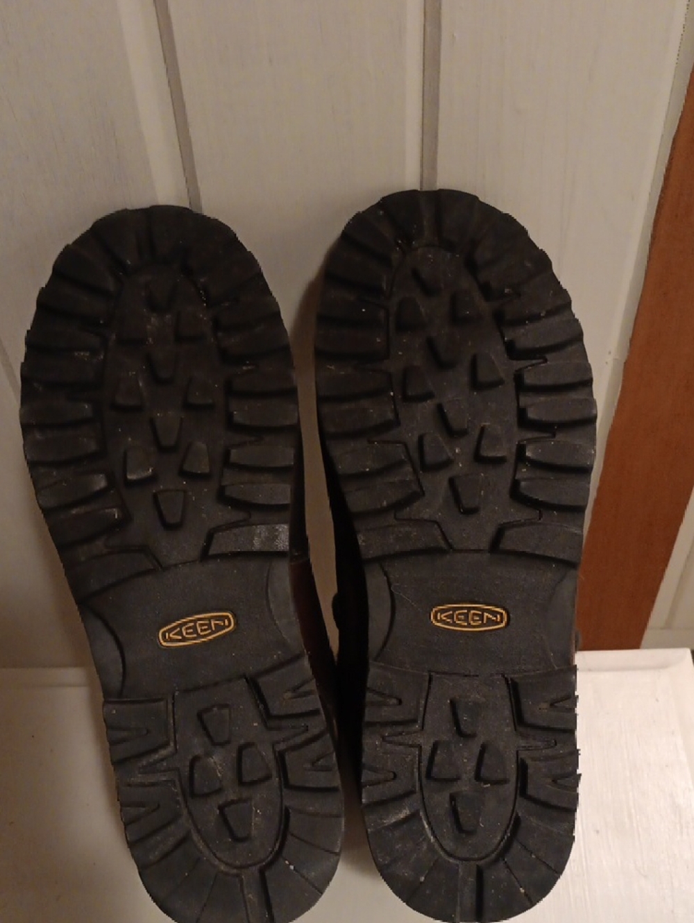 Keen Men's Brown and Gray Lace-Up Work Boots - Picture 8 of 9